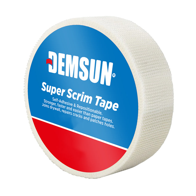 Demsun Self Adhesive Scrim Tape (100mm x 90m) White